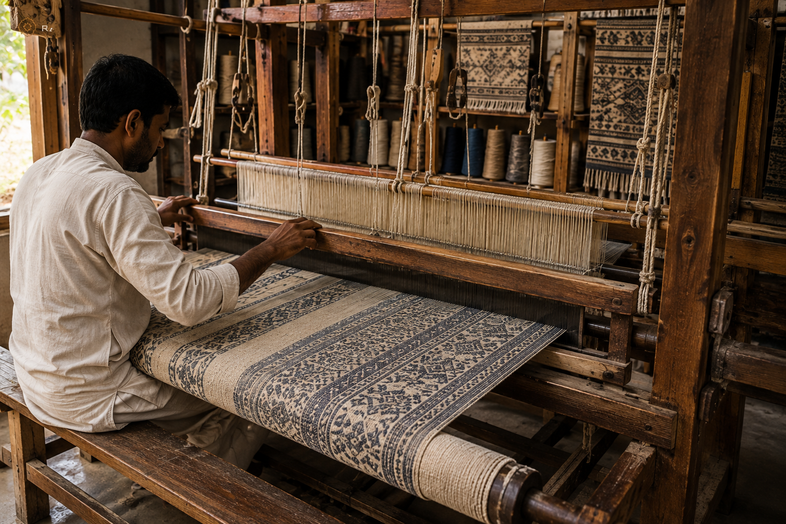 Textile weaving